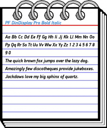 PF DinDisplay Pro Font