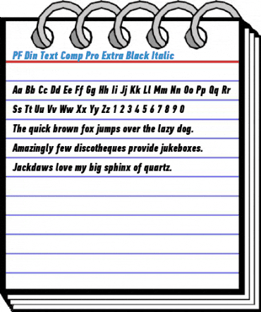 PF Din Text Comp Pro Font