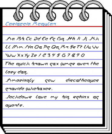 Casiopeia Regular Font