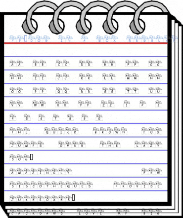 pf_dog in a box Regular Font