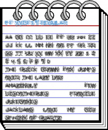 pf_vvbf19 Regular Font