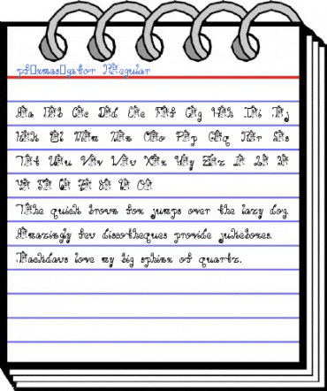 pf_xmas_gator Regular Font