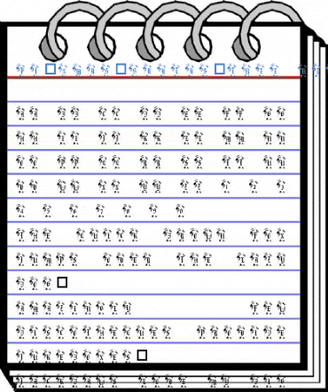 pf_xmas_santas_tree Regular Font