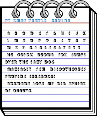 pf_xmas_turtle Regular Font