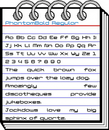 PhantomBold Regular Font