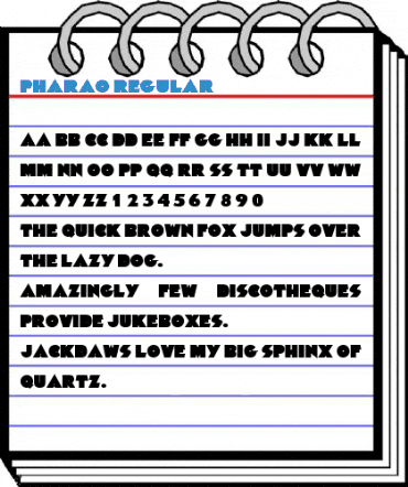 Pharao Regular Font