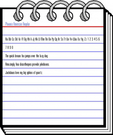 Phoenix American Regular Font