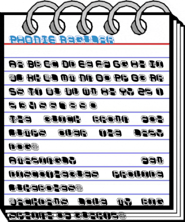 PHONIE Regular Font