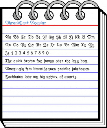 PhrackCack Regular Font