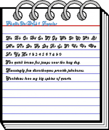 PhyllisIniDSh1 Regular Font