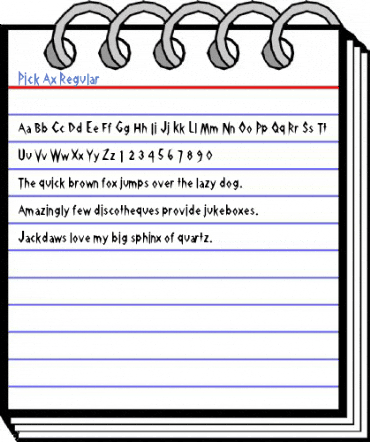 Pick Ax Regular Font