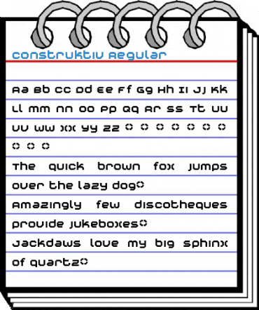 Construktiv Regular Font