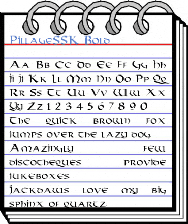 PillageSSK Bold Font