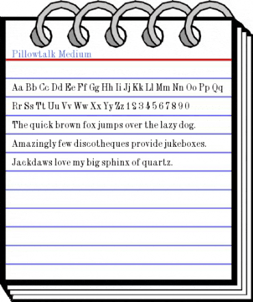 Pillowtalk Medium Font