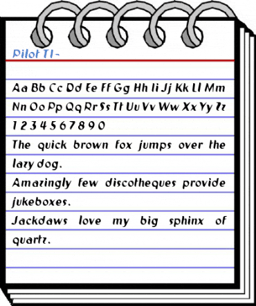 Pilot Font