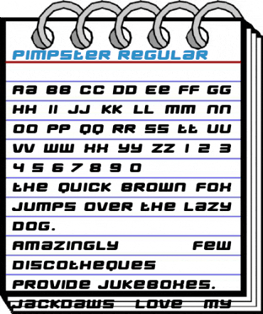Pimpster Regular Font