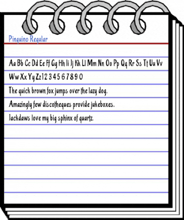 Pinguino Regular Font
