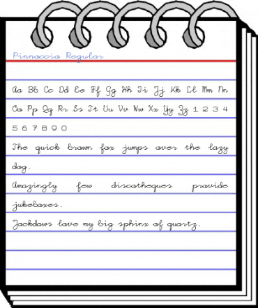Pinnoccio Regular Font