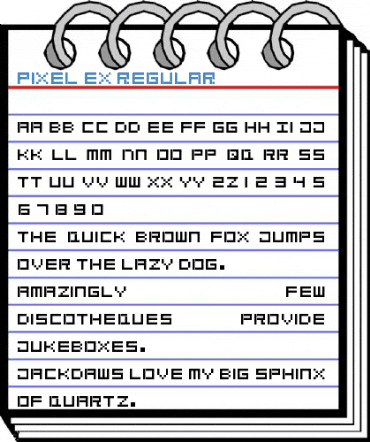 Pixel Ex Regular Font