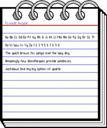 Pixelade Regular Font