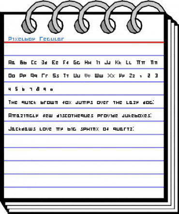 Pixelboy Regular Font