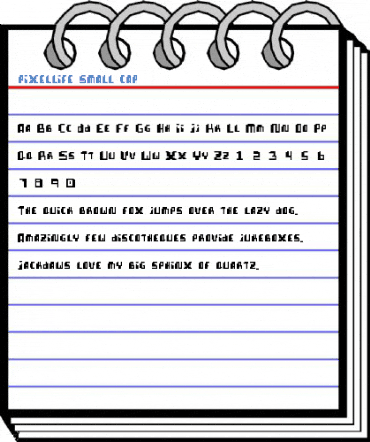 pixellife small cap Font