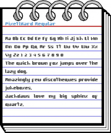 PixetlHard Regular Font