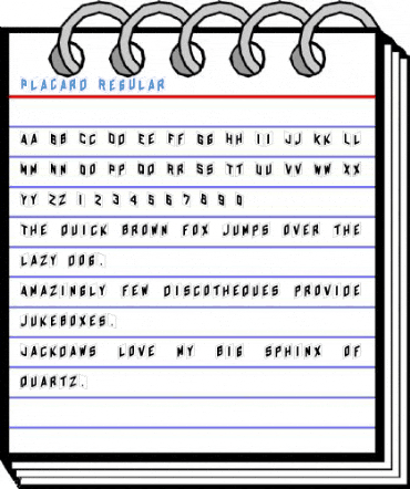 Placard Regular Font
