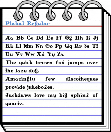 Plakat Regular Font