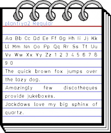 plantiya2 Regular Font