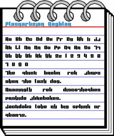 Plasmafuzion Regular Font