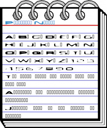 Plattmask Normal Font