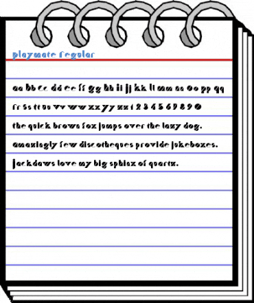 Playmate Regular Font
