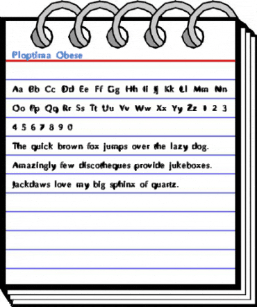 Ploptima Obese Font