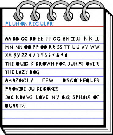 Plumon Regular Font