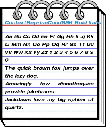 ContextRepriseCondSSK Font