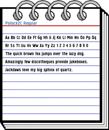 Pollock2C Regular Font