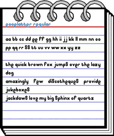 pooplatter Regular Font