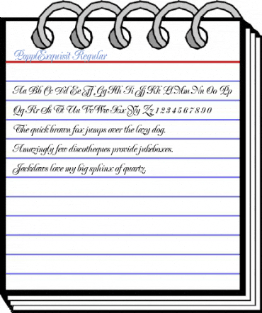 PopplExquisit Regular Font