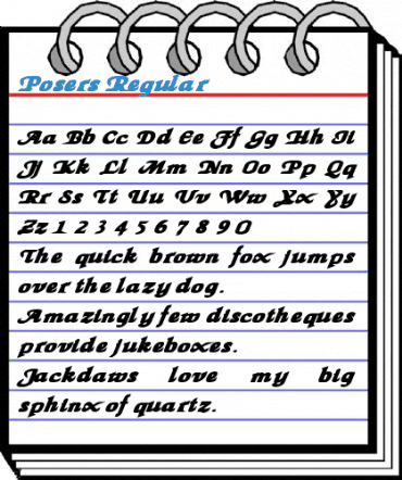 Posers Font