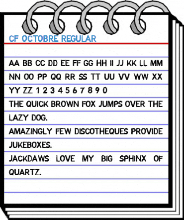 CF Octobre Regular Font