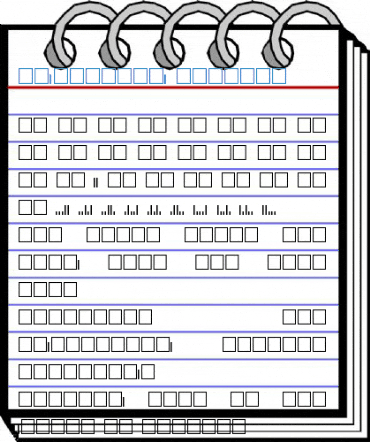 PostnetBars Regular Font