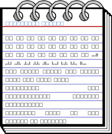 PostNetTt Normal Font