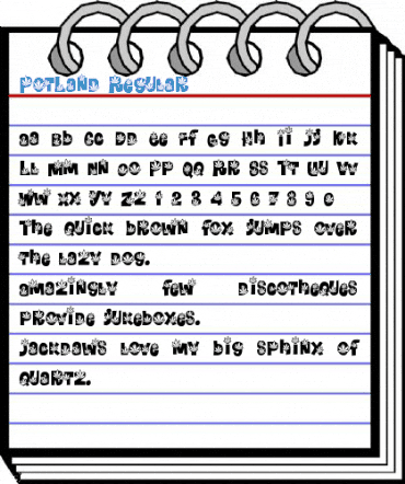 PotLand Regular Font