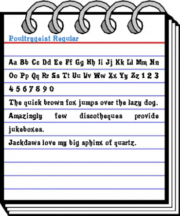 Poultrygeist Regular Font