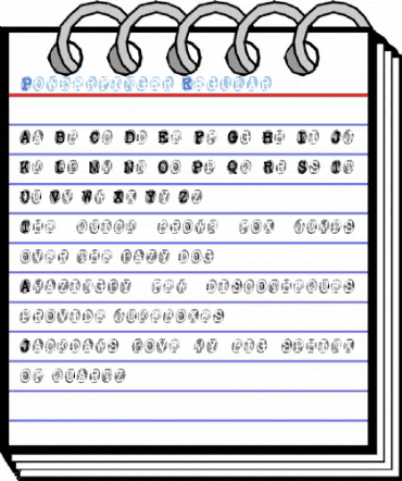 Powderfinger Regular Font