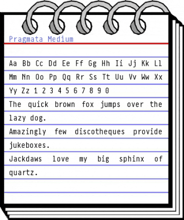 Pragmata Medium Font