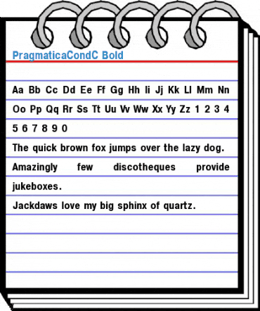 PragmaticaCondC Bold Font