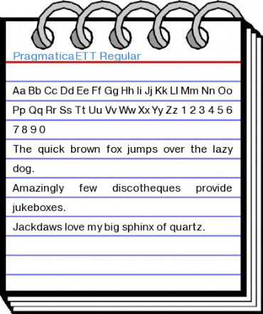 PragmaticaETT Regular Font