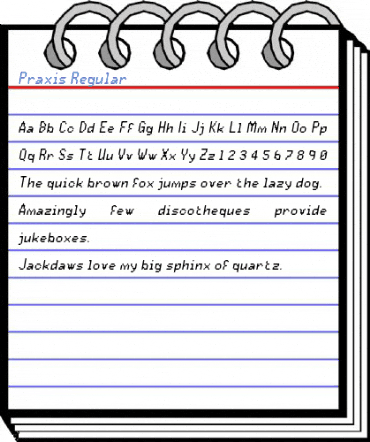 Praxis Regular Font
